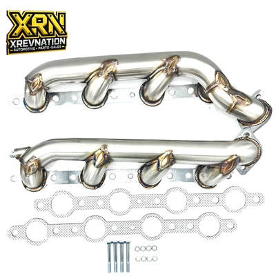 Kit colector de cabezales de acero inoxidable 99-03 Ford 7,3 L Powerstroke F250 F350 F450 Foto 1 de 3