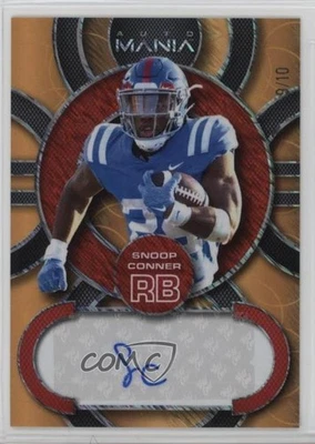 2022 Wild Card Mania Retail Circle Gold Sparkles /10 Snoop Conner Rookie Auto RC - Image 1 of 2
