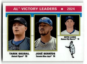 2025 Topps Heritage Lugo Berrios Skubal #200 Chrome League Leaders - Picture 1 of 2