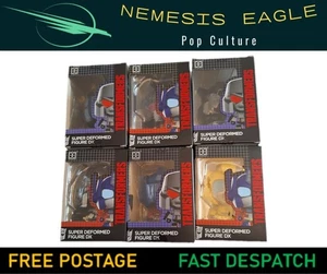 TRANSFORMERS SUPER DEFORMED FIGURES COMPLETE SET OF SIX BRAND NEW IN BOX - Picture 1 of 10