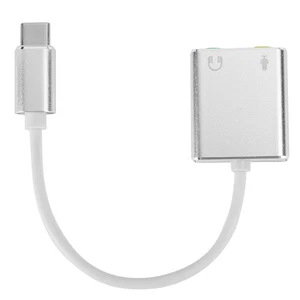 TYPEC 7.1 External No Drive Stereo Sound Card Audio Adapter NEW - Afbeelding 1 van 12