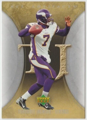 Artefactos de fútbol americano 2007 #57 Tarvaris Jackson - Minnesota Vikings Foto 1 de 2