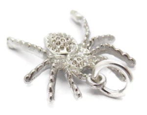 Spider Pendant Charm .925 Sterling Silver!! - Picture 1 of 4