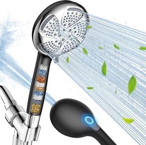 Filtered Shower Head with Handheld, High Pressure 7-Spray Showerhead with Filter - Picture 1 of 12