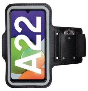 Bracelet pour Samsung Galaxy A22 4G bracelet de sport sac de bras sac de sport housse de course - Photo 1/7
