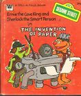 THE INVENTION OF PAPER - Whitman Tell-A-Tale Book - Sesame Street Copyright 1975