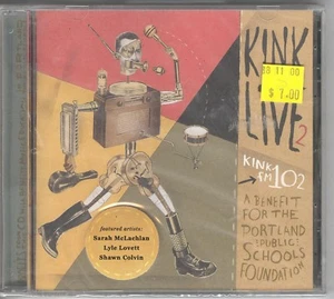 KINK Live 2 - CD SELLADO - Portland, ORO - Jude, Sarah McLachlan Lyle Lovett - Imagen 1 de 2
