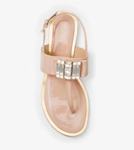 NUEVO TANGA MICHAEL MICHAEL KORS Michelle charol-cuero talla 9,5 M - Imagen 1 de 4