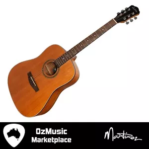 NEW Martinez '41 Series' Beginner Student Dreadnought Acoustic Guitar Mahogany - Picture 1 of 10