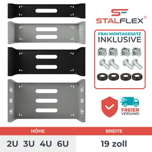 2U 3U 4U 6U 19 zoll 330mm Wandmontage Netzwerk Rack Halter, Patch Panel, Switch - Bild 1 von 42