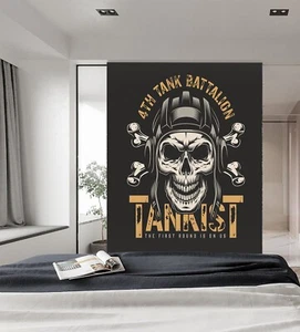 3D Totenkopf Knochen Q1243 Tapete Wandgemälde Fototapete Selbstklebend Kay - Bild 1 von 11