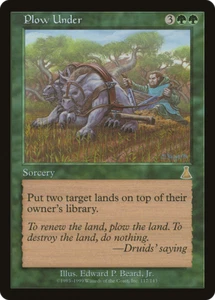 Plow Under X (4) MTG Urza’s Destiny Excellent/NM - 4RCards - Picture 1 of 1