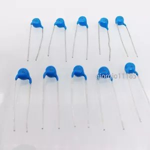 10 Stück Hochspannungs Keramik Scheibenkondensatoren 100pf 0,1nf 101 10000V 10KV - Bild 1 von 5