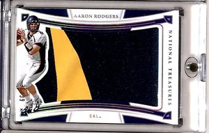 2023 National Treasures Collegiate Silhouettes Blue /39 w/ mag Aaron Rodgers - Picture 1 of 2