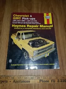 1967 - 1987 Chevrolet & GMC Pick-Ups Blazer Jimmy Haynes Repair Manual 24064 - Bild 1 von 6