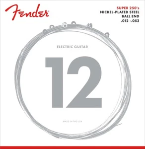Cuerdas de acero niquelado genuino Fender Super 250H 12-52 073-0250-409 - Imagen 1 de 1