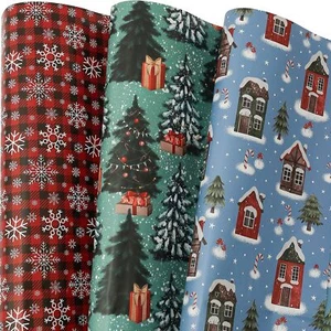 BULKYTREE Christmas Wrapping Paper for Kids Boys Girls Man Women Holiday Part... - Picture 1 of 8