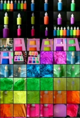 NEON PIGMENT Colours - POWDER: Colour Stable, Aust', Resin, Nail Art, Soap - Image 1 of 4