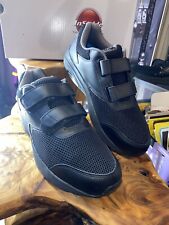 instride Men’s Newport Stretch Mesh Slip Resistant Hook & Loop 10M Black Shoes