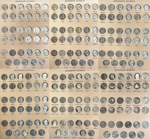 1938 -2014 COMPLETE JEFFERSON NICKEL SET 210 CHOICE UNC+PROOF COINS DANSCO ALBUM - Picture 1 of 8