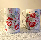 Cath Kidston Floral set of stackable mugs/cups VGC