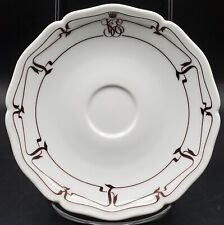 RAYNAUD & CO LIMOGES ORIENT EXPRESS: FOUR DEMITASSE SAUCERS MADE IN FRANCE