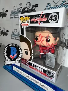 TJ OSHIE USA OLYMPISCHE SIGNIERT NHL HOCKEY FUNKO POP-BAS COA BECKETT - Bild 1 von 9