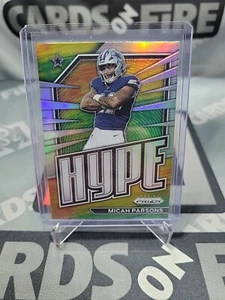 2022 Panini Prizm NFL Hype Micah Parsons Silver Prizm #H-15 Dallas Cowboys - Foto 1 di 2