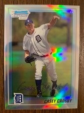 2010 Bowman Chrome Prospects Casey Crosby Refractor #BCP20 /777 - Detroit Tigers