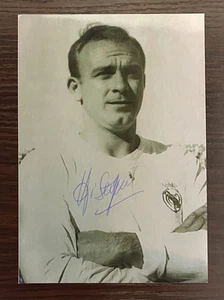 Foto Firmada Alfredo Di Stefano 6x4 Auténtica Pluma Auto Real Madrid - Imagen 1 de 13