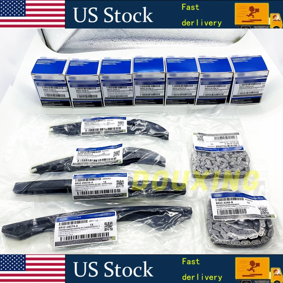 BR3Z6K254A Engine Timing Chain Kit For Ford Mustang F-150 5.0L 2018-2020 NEW - Image 1 of 4