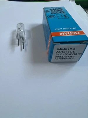 LAMPADA FDV OSRAM HLX 300 H 24V 150W G6.35 3 (3M, Fuji, Bauer, B&H,Elmo,Kodak) - Immagine 1 di 2