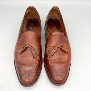 Allen Edmonds Herren 12 E Grayson Quaste Halbschuh Schuhe Braun Leder Slipper Elegant - Bild 1 von 14