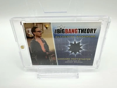 Big Bang Theory Season 5 Leonard Hoftstadter Wardrobe Card M9 Johnny Galecki - Image 1 of 2