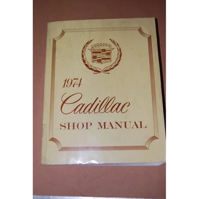 CADILLAC SERVICE SHOP MANUAL 1974 MANUALE OFFICINA INGLESE OTTIMO - Immagine 1 di 4
