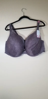 Nuevo con etiquetas Sujetador con aros Cacique Max Boost talla 50 DD beige oscuro superposición de encaje Foto 1 de 3