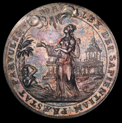 1799 Switzerland Medal SM-1588 MH-233 Geneva Silver Medal PCGS SP65 Toned Pop 2 - Image 1 of 4