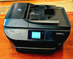 HP Officejet 5740 All-in-One Wireless Inkjet Printer - Only 1676 Page Count - Picture 1 of 7