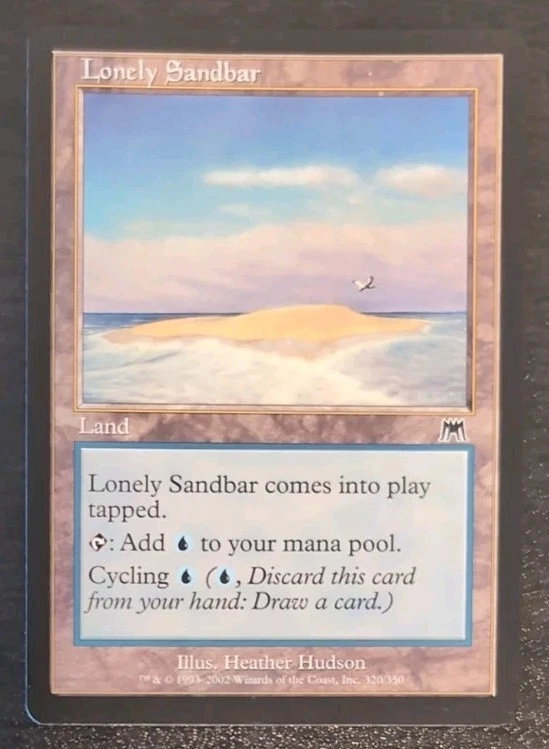 Lonely Sandbar Magic: The Gathering TCG Onslaught English Near Mint - Image 1 of 3