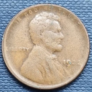 1922 NO D Lincoln Wheat Cent 1c RARE Key Date Circulated #92777 - Picture 1 of 2