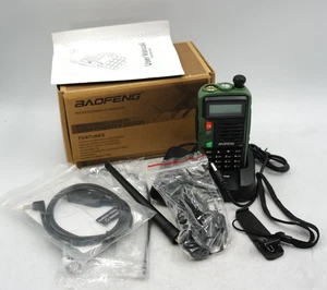 Baofeng Professional FM Transceiver Radio, Portable, Black, Dual Band. NEW OPEN - Picture 1 of 11
