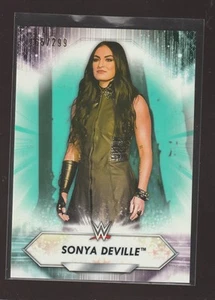 Topps WWE #166 2021 Sonya Deville Aqua #165/299 - Imagen 1 de 2