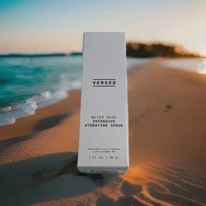 Versed Water Rush Intensive Hydrating Face Neck Serum Hyaluronic 1 oz Sealed - Picture 1 of 4