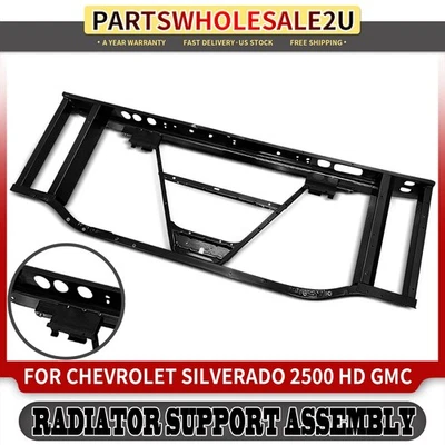 Conjunto de soporte de radiador para Chevrolet Silverado 2500 HD 07-09 GMC Sierra 2500 HD Foto 1 de 4