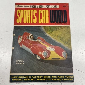 VINTAGE RETRO MANCAVE Revista Anuncio Coche Deportivo Mundo Años 60 Aus Lotus Eleven Race - Imagen 1 de 11
