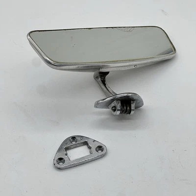 Porsche 356 B C Interior Rear View Mirror w/ Breakaway Base - Image 1 of 4