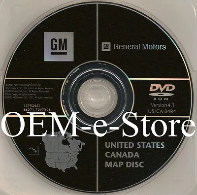 2003 2004 2005 2006 2007 Hummer H2 Buick Rendezvous Uplander mapa de navegação DVD - Imagem 1 de 2