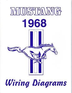 1968 MUSTANG WIRING DIAGRAM MANUAL - Picture 1 of 1
