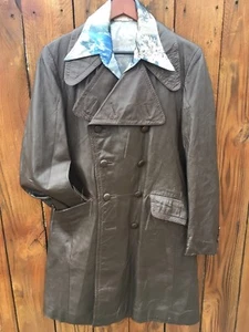 Herren Vintage Ledermantel 70er zweireihig Funkadelic Excellence 38  - Bild 1 von 8
