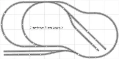 Bachmann E-Z Track Train Layout #003 Train Set HO Scale 4' X 8' Wire Switches - Image 1 of 4
